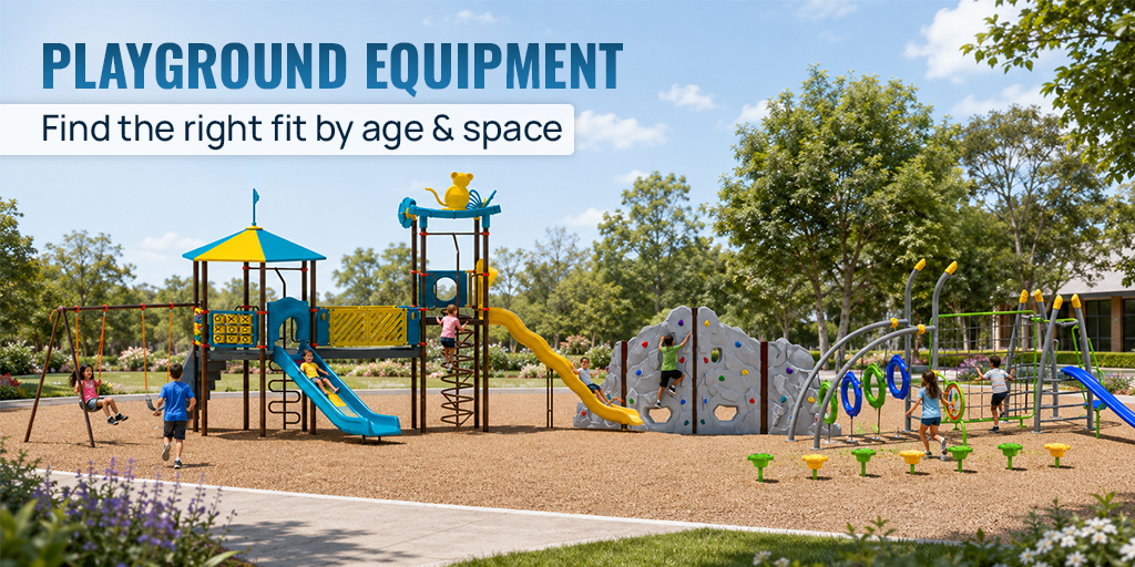 Swings, Climbers, See-Saws & More: A Guide to Choosing Playground Equipment by Age Group and Space